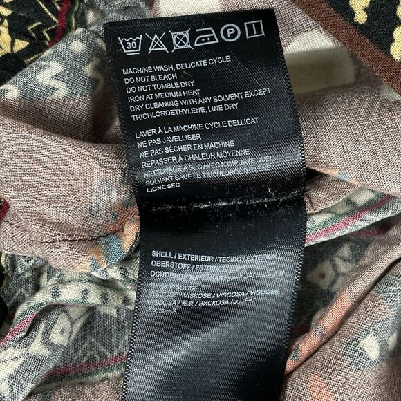 FARM Rio Brown Wide Leg Pants with Animal Print - Picture 6 of 16